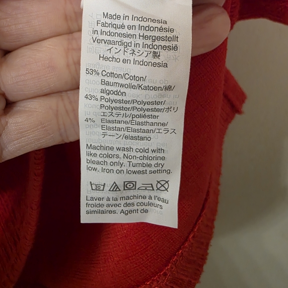 Madewell Red Apron Tank - Picture 5 of 9